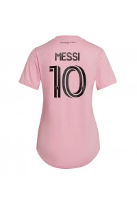 Fotbalové Dres Inter Miami Lionel Messi #10 Dámské Domácí Oblečení 2023-24 Krátký Rukáv